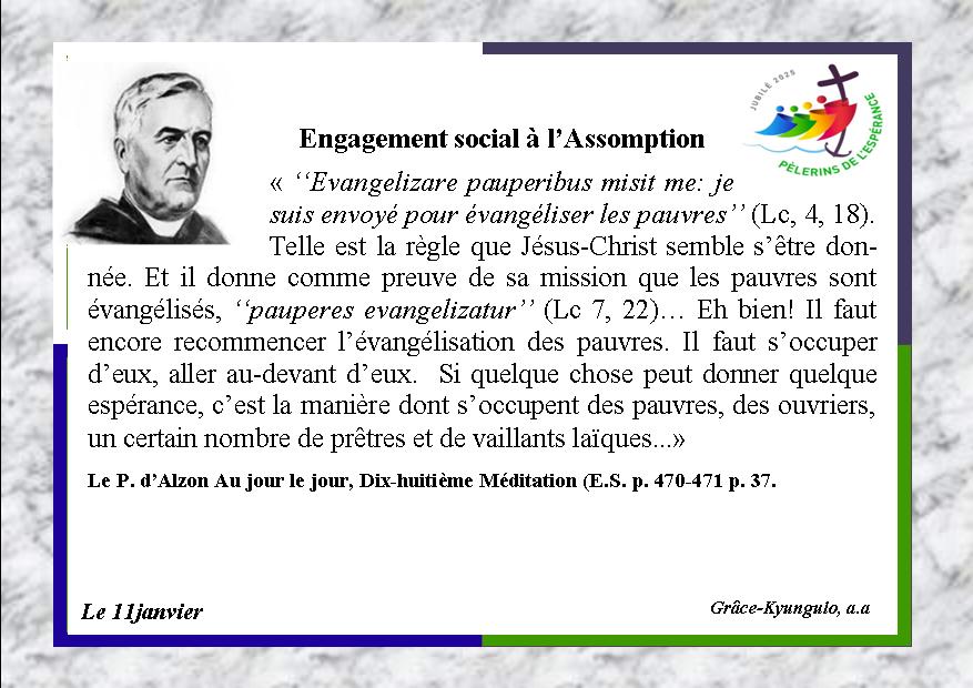 La pensée du jour (11 janvier 2026)