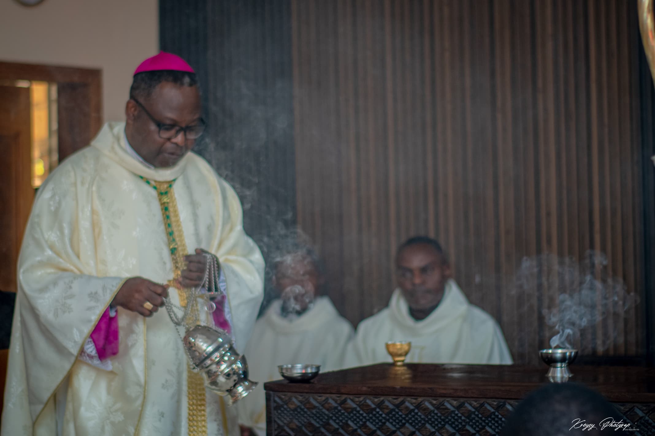 Bénédiction de la Communauté Mgr Charles Mbogha et consécration de son Autel, au sein du Diocèse de Kisantu