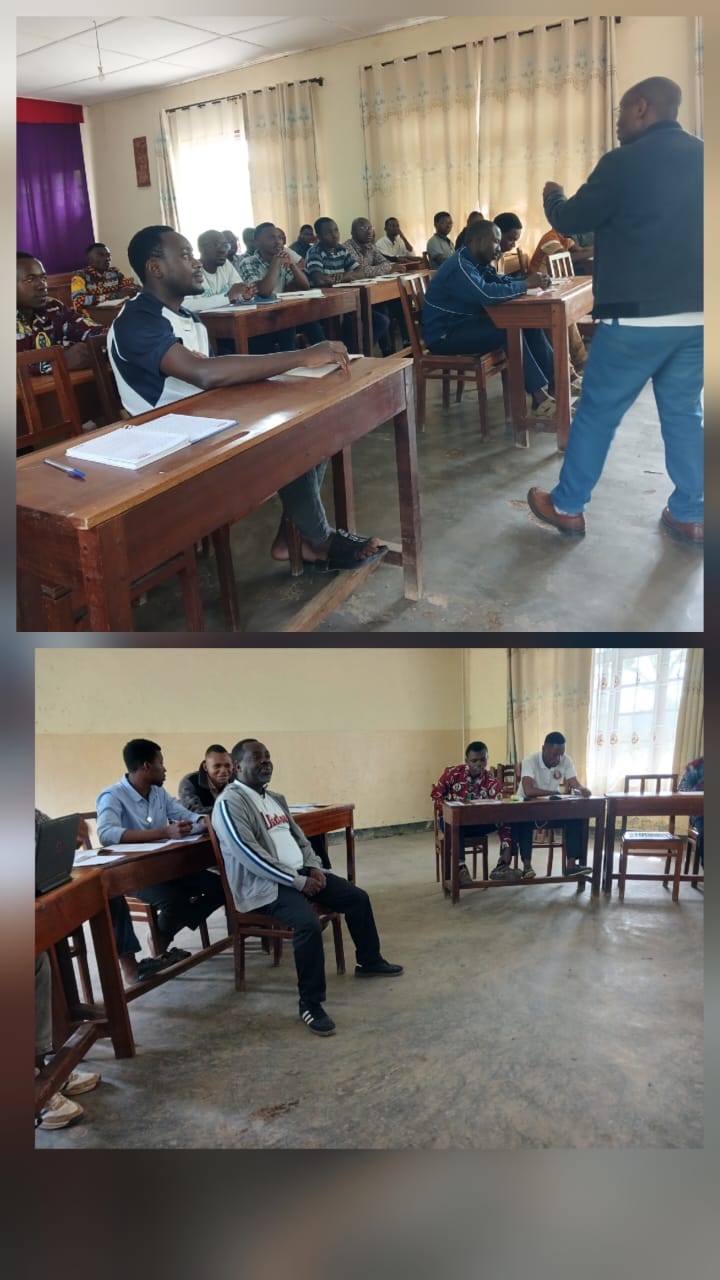 Butembo: The Saint Augustine Scholasticate of Bulengera in training session in English and Spanish